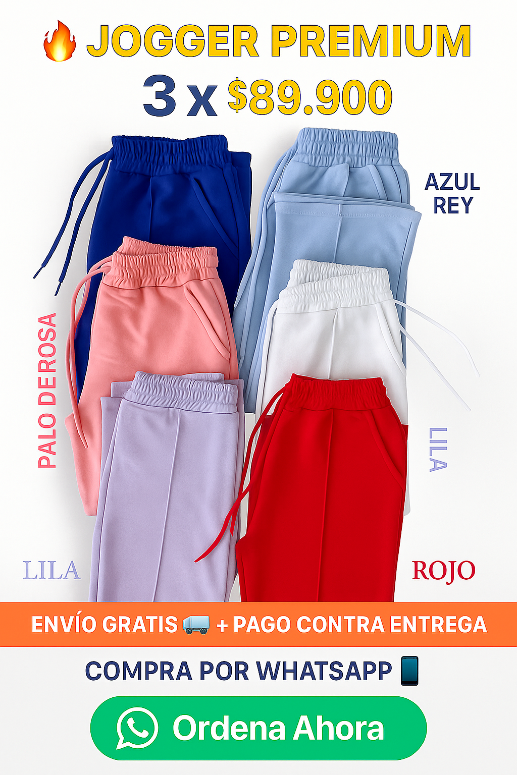 JOGGER PREMIUM BOTA RECTA