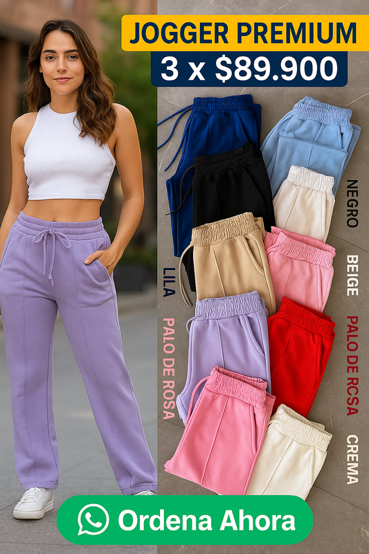 JOGGER PREMIUM BOTA RECTA