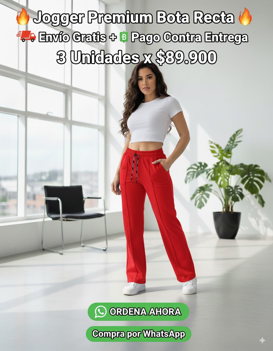 JOGGER PREMIUM BOTA RECTA