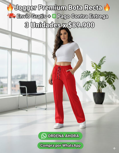 JOGGER PREMIUM BOTA RECTA